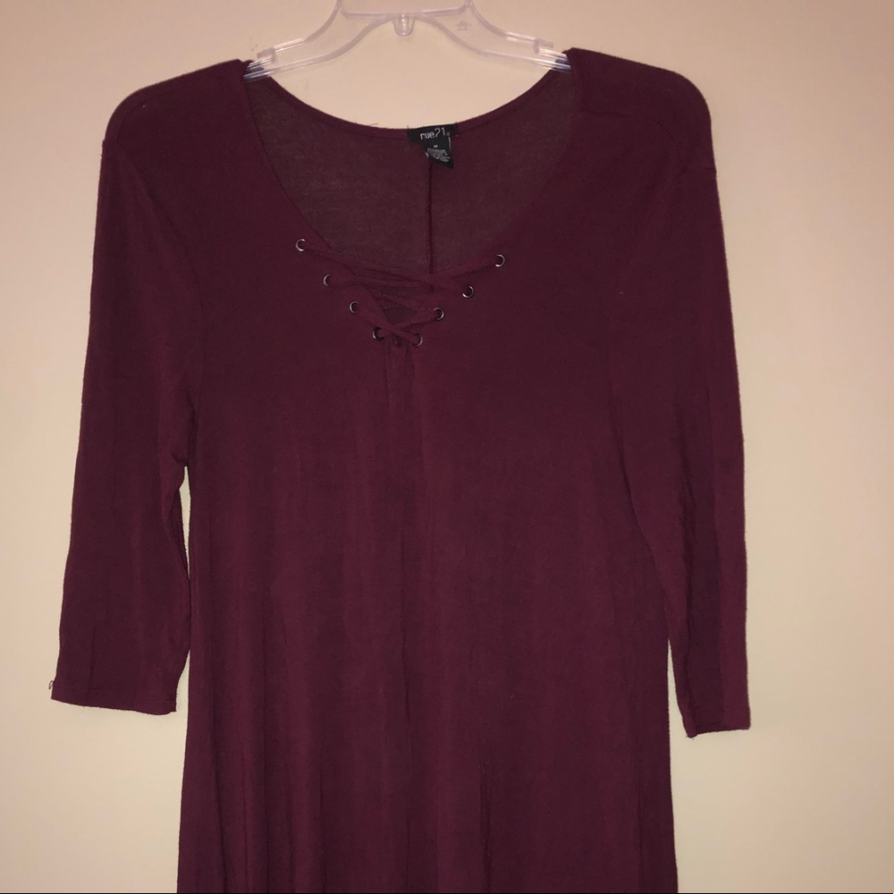 Maroon Dress